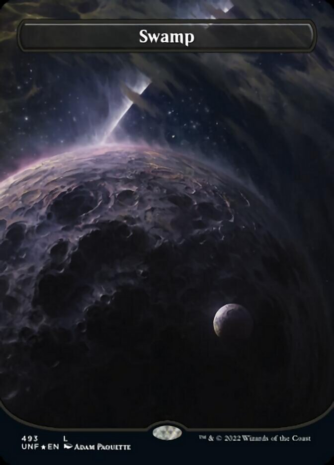 Swamp (Orbital Space-ic Land) (Galaxy Foil) (242) [Unfinity]