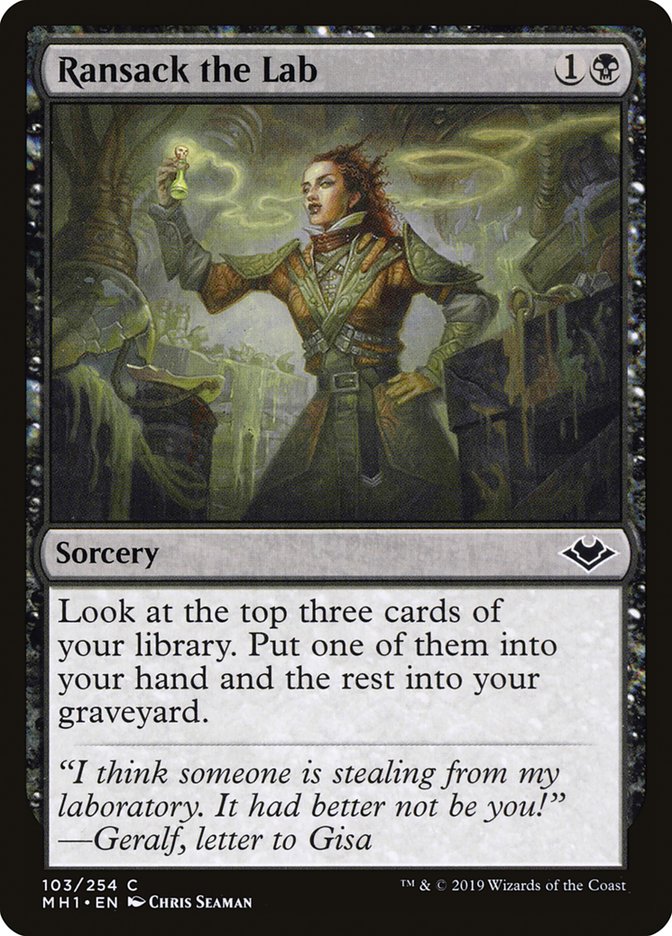 Ransack the Lab [Modern Horizons] (MH1 103)
