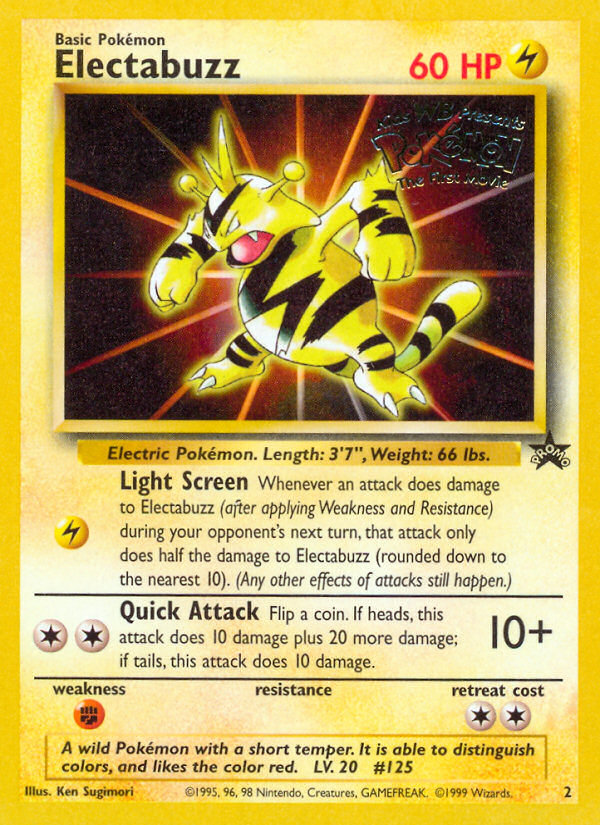 Electabuzz (2) [Wizards: Black Star Promos]