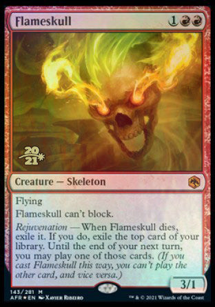 Flameskull [Dungeons & Dragons: Adventures in the Forgotten Realms Prerelease Promos] (PAFR 143)