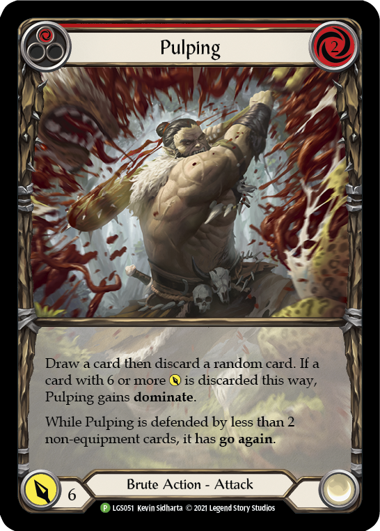 Pulping (Red) [LGS051] Rainbow Foil
