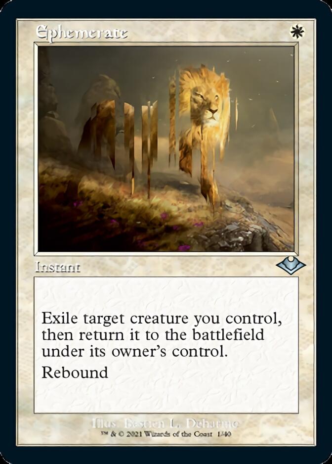 Ephemerate (Retro Etched Foil) [Modern Horizons 2] (H1R 1)