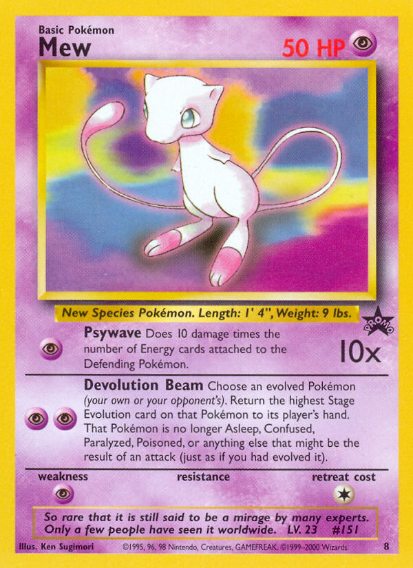 Mew (8) [Wizards: Black Star Promos]