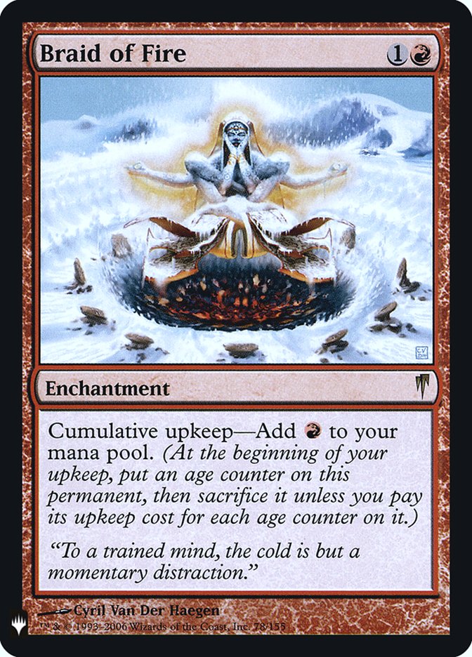 Braid of Fire [Mystery Booster] (FMB1 47)