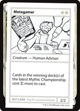 Metagamer (2021 Edition) [Mystery Booster Playtest Cards] (CMB1 8)