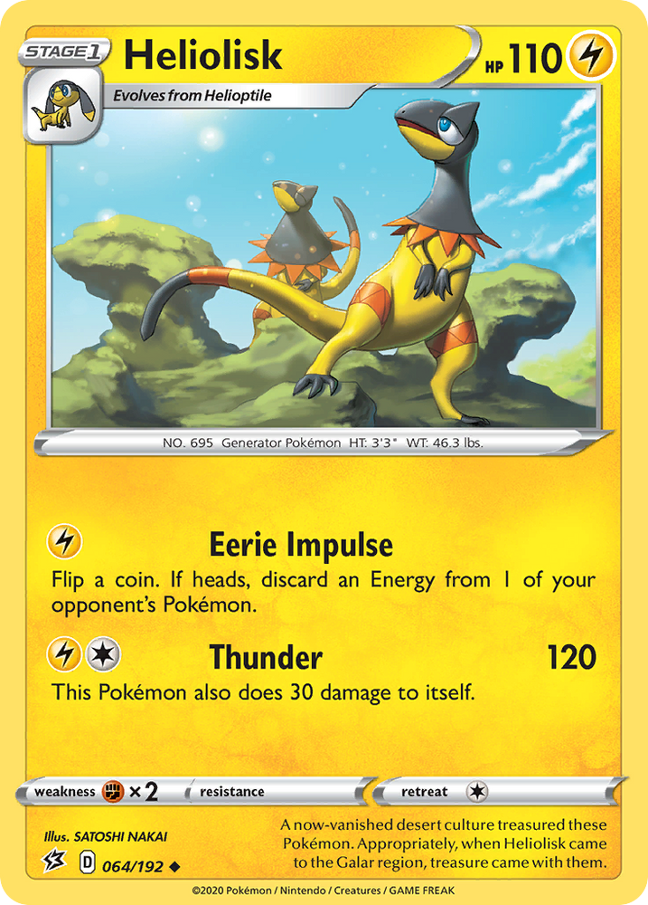 Heliolisk (64/192) [Sword & Shield: Rebel Clash]