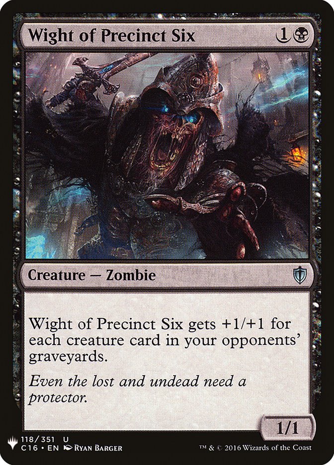 Wight of Precinct Six [Mystery Booster] (MB1 825)