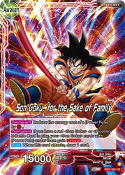 Son Goku // Son Goku, for the Sake of Family (BT21-001) [ZENKAI Series: Set 04]