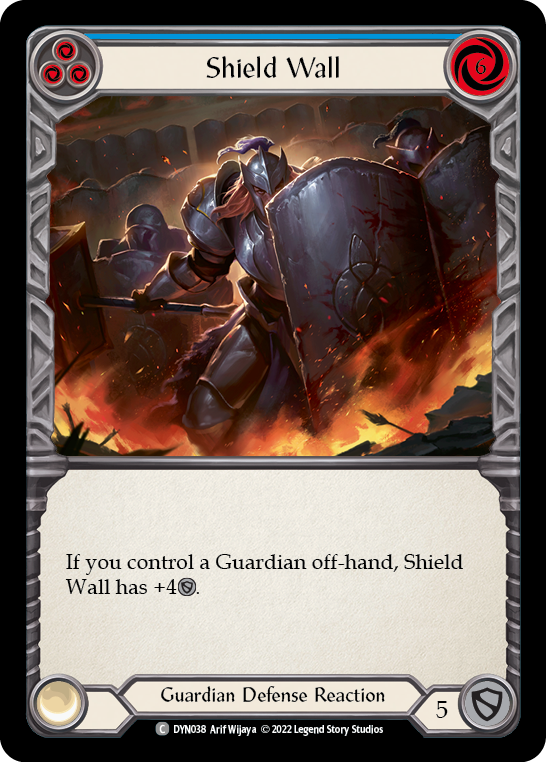 Shield Wall [DYN038] (Dynasty)  Rainbow Foil