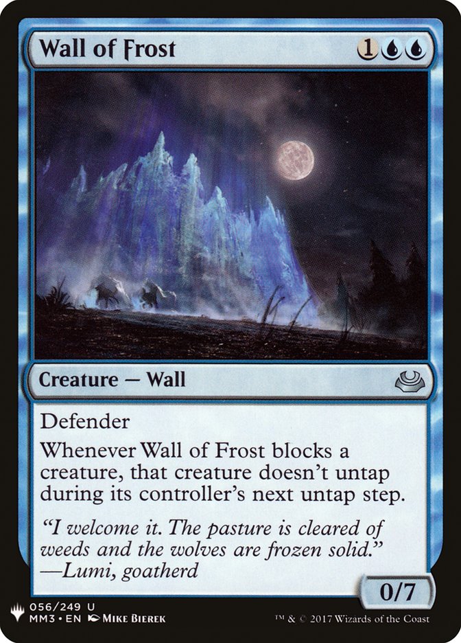 Wall of Frost [Mystery Booster] (MB1 539)