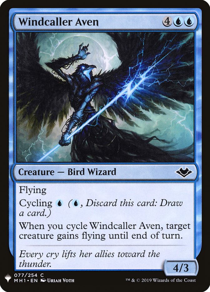 Windcaller Aven [Mystery Booster] (MB1 548)