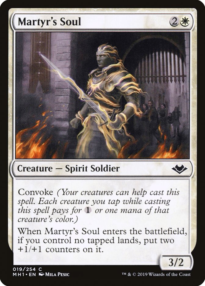 Martyr's Soul [Modern Horizons] (MH1 19)