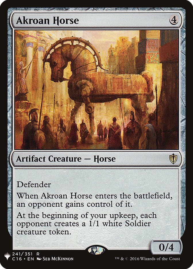 Akroan Horse [Mystery Booster] (MB1 1541)