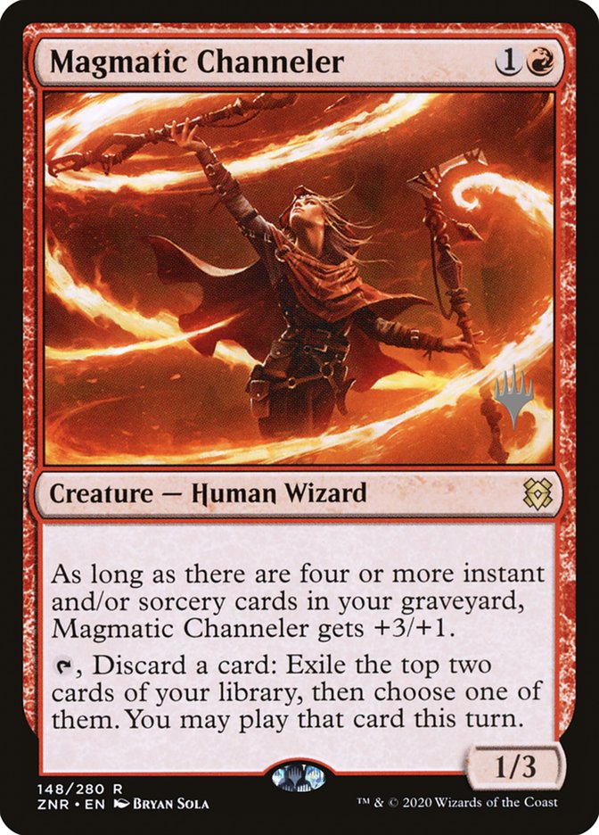 Magmatic Channeler (Promo Pack) [Zendikar Rising Promos] (PZNR 148P)