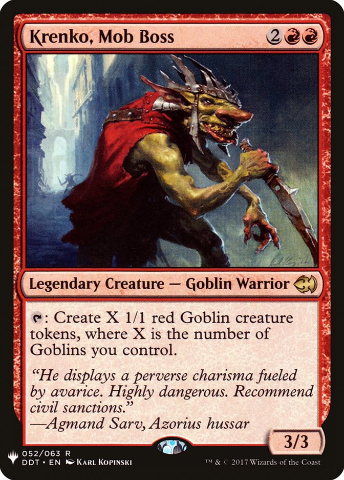Krenko, Mob Boss [Mystery Booster] (MB1 996)