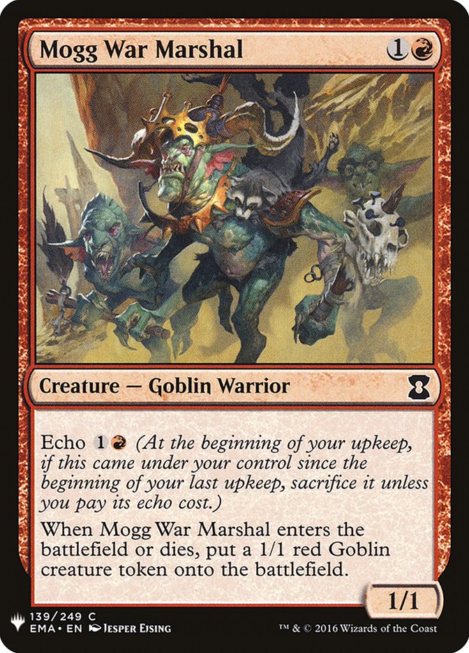 Mogg War Marshal [Mystery Booster] (MB1 1015)
