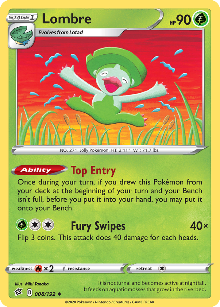 Lombre (8/192) [Sword & Shield: Rebel Clash]