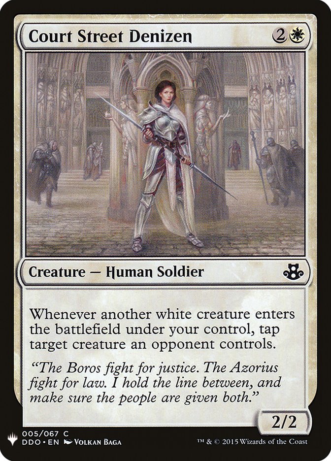 Court Street Denizen [Mystery Booster] (MB1 64)