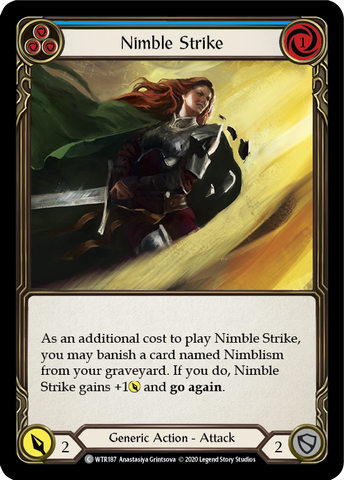 Nimble Strike (Blue) [WTR187] Unlimited Normal