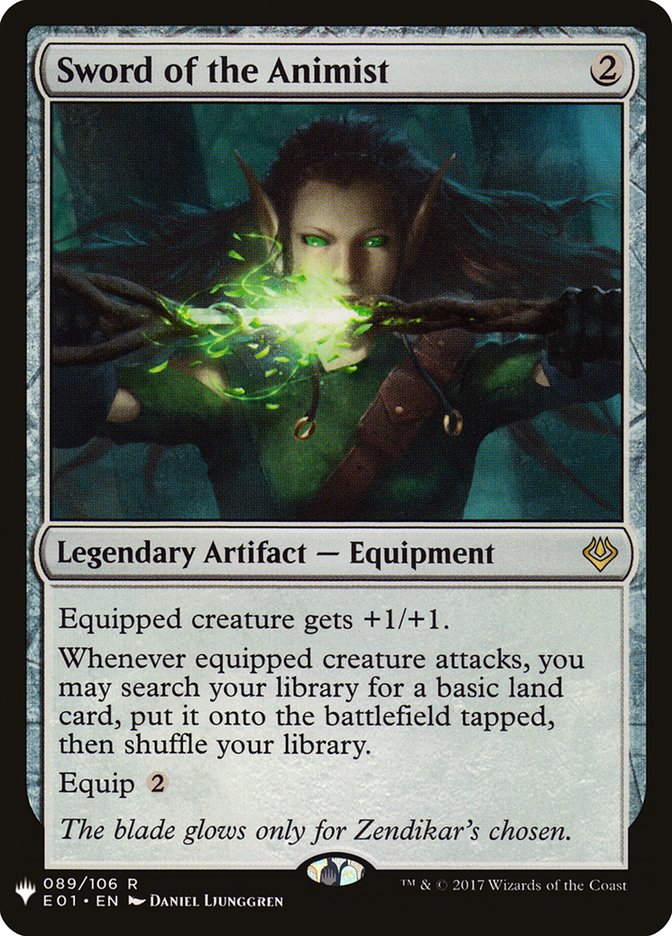 Sword of the Animist [Mystery Booster] (MB1 1638)