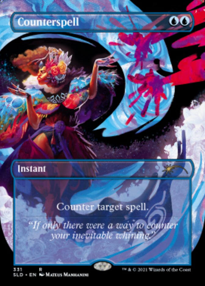 Counterspell (Borderless) [Secret Lair Drop Series] (SLD 331)