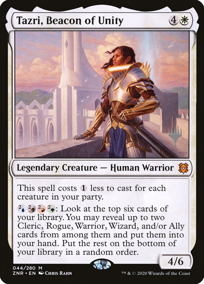 Tazri, Beacon of Unity (Promo Pack) [Zendikar Rising Promos] (PZNR 44P)