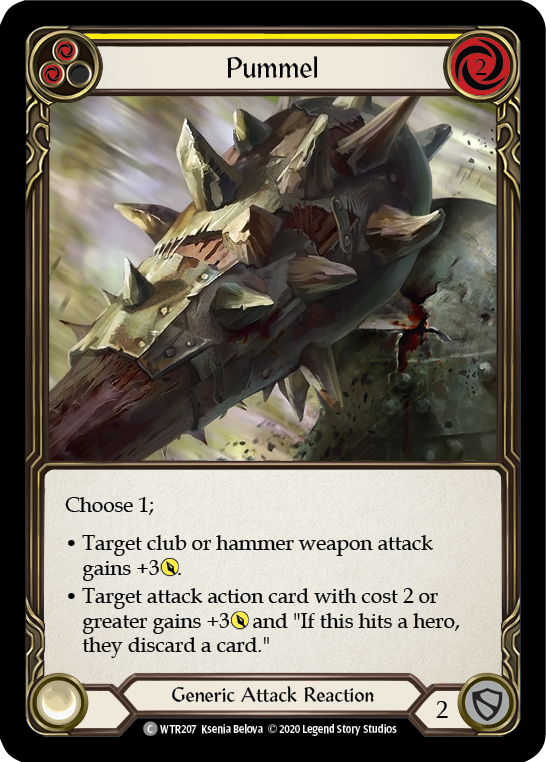 Pummel (Yellow) [WTR207] Unlimited Rainbow Foil