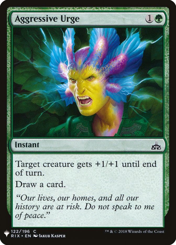 Aggressive Urge [Mystery Booster] (MB1 1114)