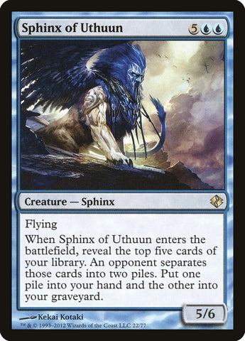 Sphinx of Uthuun [Duel Decks: Venser vs. Koth] (DDI 22)