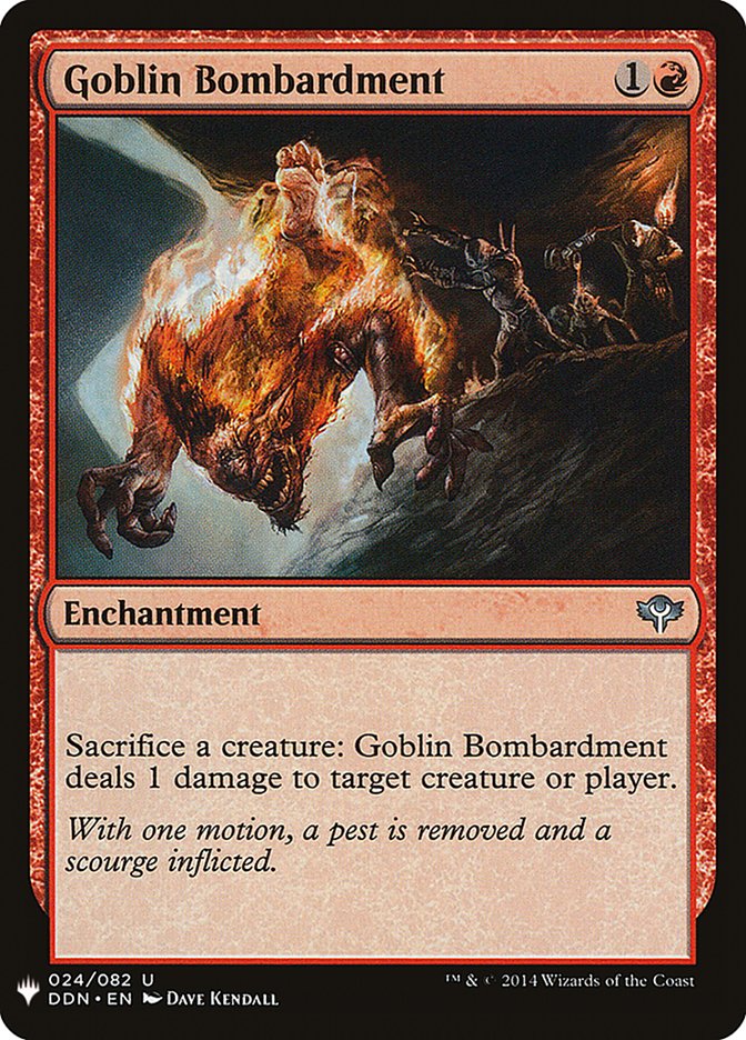 Goblin Bombardment [Mystery Booster] (MB1 952)