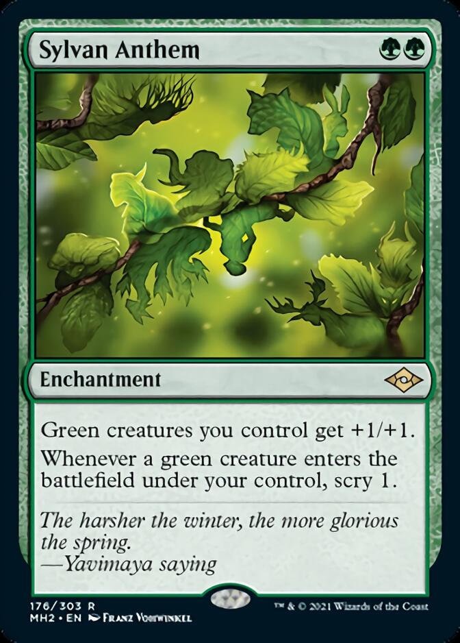 Sylvan Anthem [Modern Horizons 2] (MH2 176)