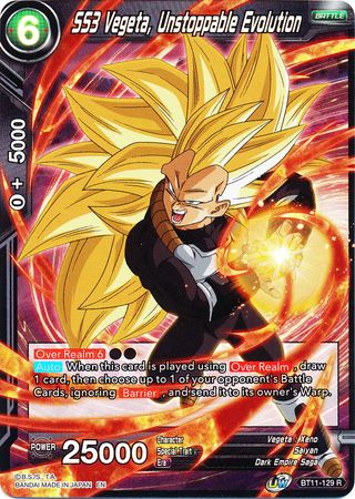 SS3 Vegeta, Unstoppable Evolution [BT11-129]
