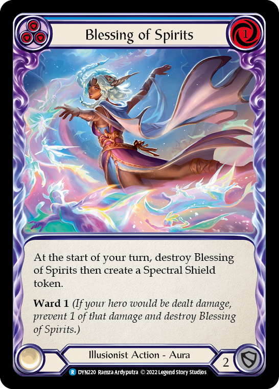 Blessing of Spirits [DYN220] (Dynasty)  Rainbow Foil