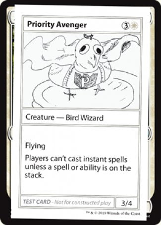 Priority Avenger (2021 Edition) [Mystery Booster Playtest Cards] (CMB1 9)