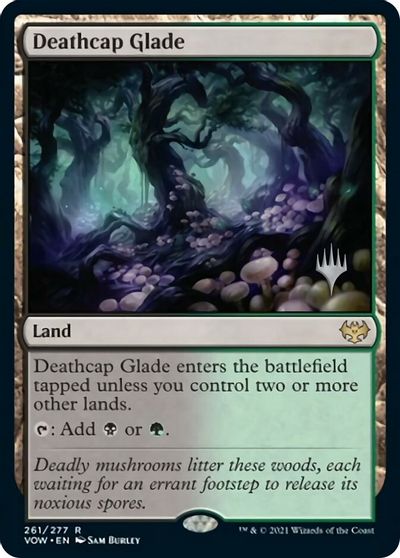 Deathcap Glade (Promo Pack) [Innistrad: Crimson Vow Promo Pack] (PVOW 261)