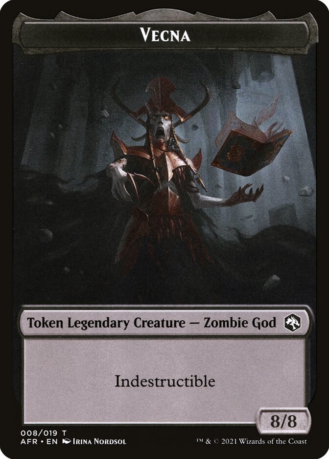 Devil // Vecna Double-sided Token [Dungeons & Dragons: Adventures in the Forgotten Realms Tokens] (TAFR 11)