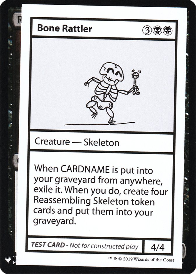 Bone Rattler [Mystery Booster Playtest Cards] (CMB1 35)