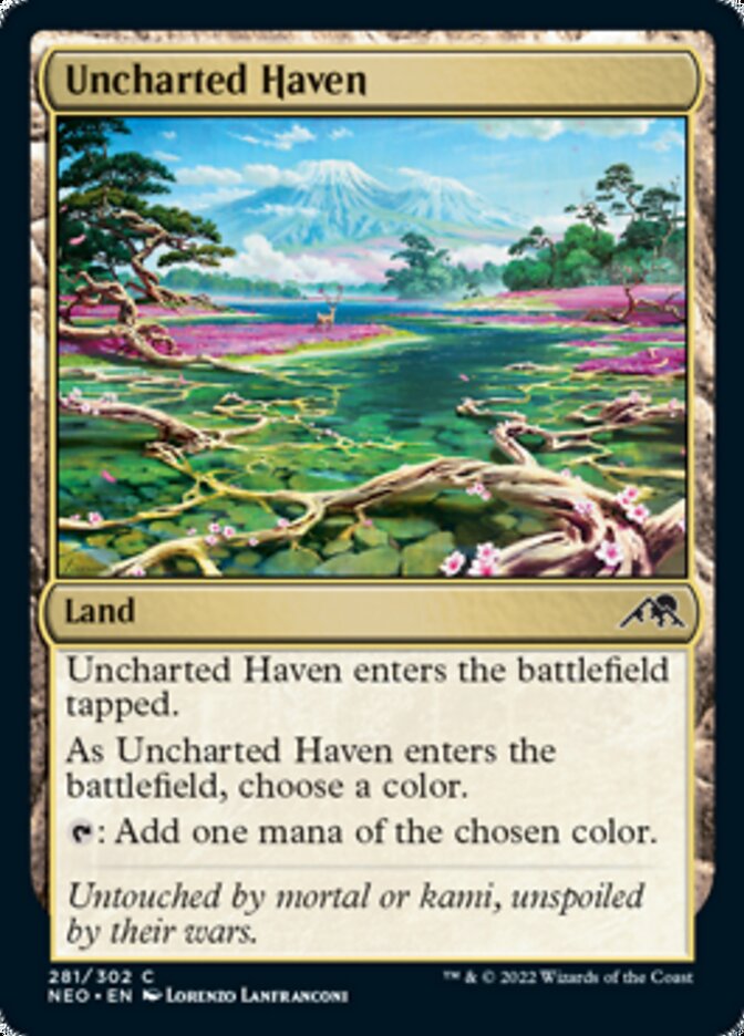 Uncharted Haven [Kamigawa: Neon Dynasty] (NEO 281)