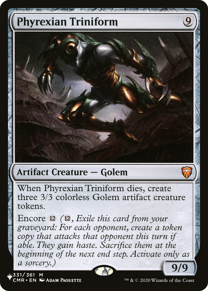 Phyrexian Triniform [The List] (LCMR 331)