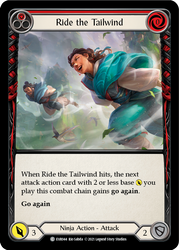Ride the Tailwind (Red) [EVR044] 1st Edition Rainbow Foil