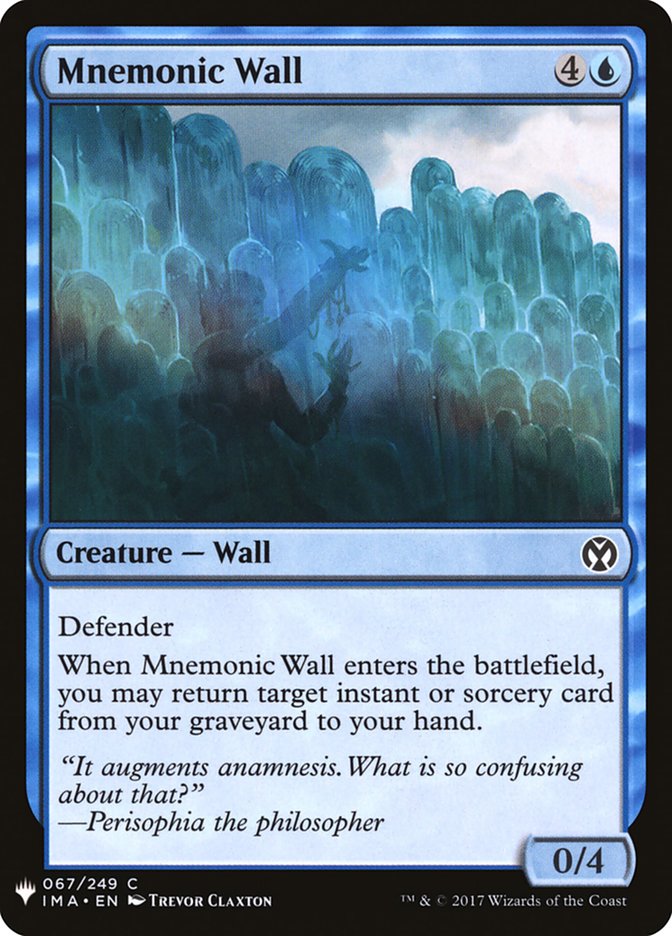 Mnemonic Wall [Mystery Booster] (MB1 435)