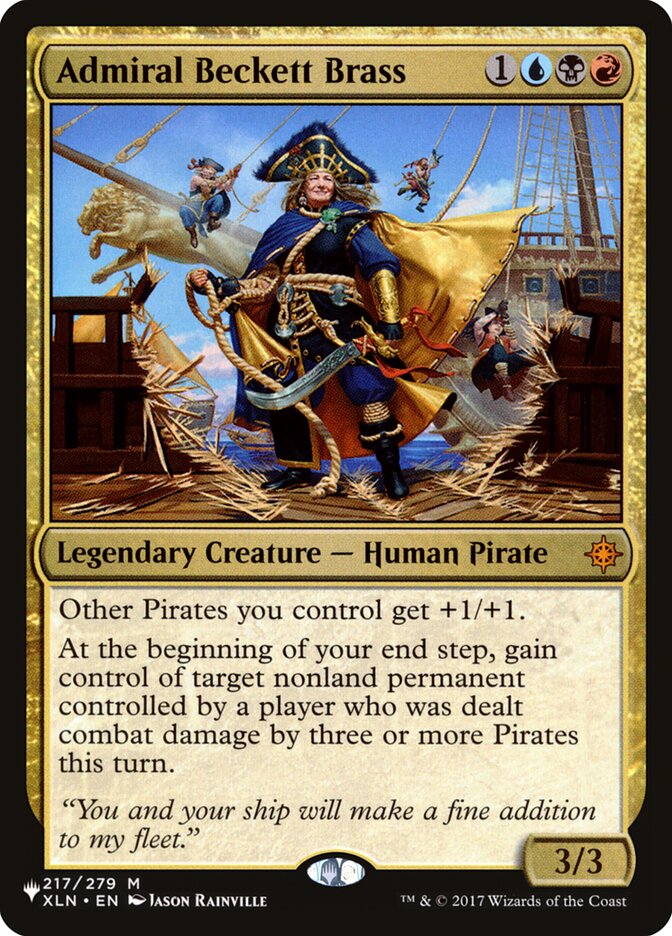 Admiral Beckett Brass [The List] (LXLN 217)