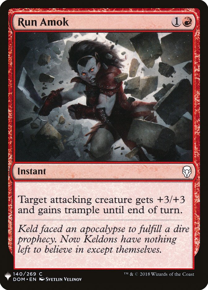 Run Amok [Mystery Booster] (MB1 1047)