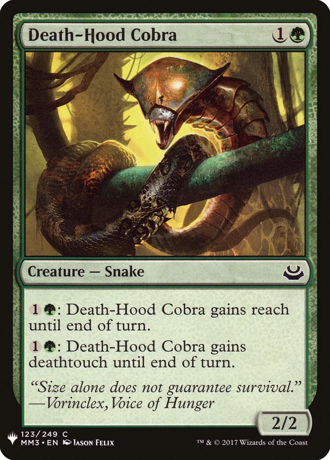 Death-Hood Cobra [Mystery Booster] (MB1 1179)