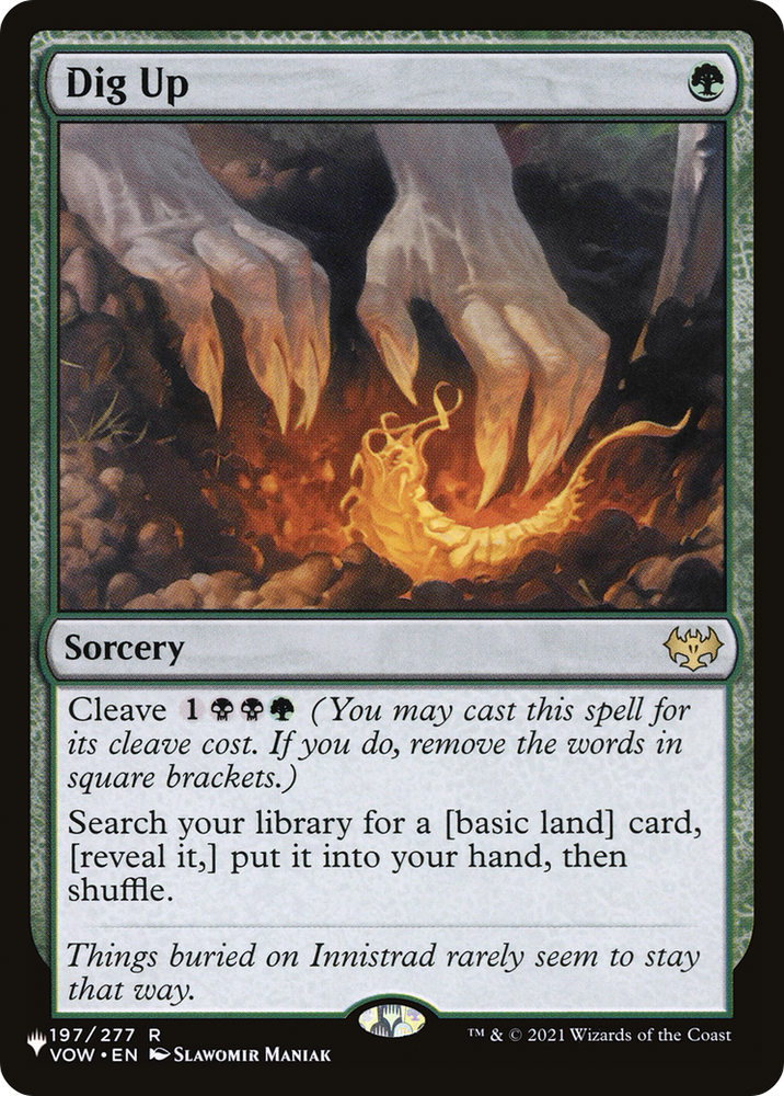 Dig Up [The List] (LVOW 197)