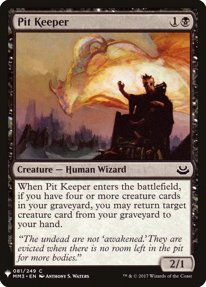 Pit Keeper [Mystery Booster] (MB1 734)