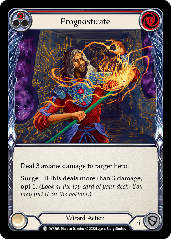 Prognosticate [DYN203] (Dynasty)  Rainbow Foil