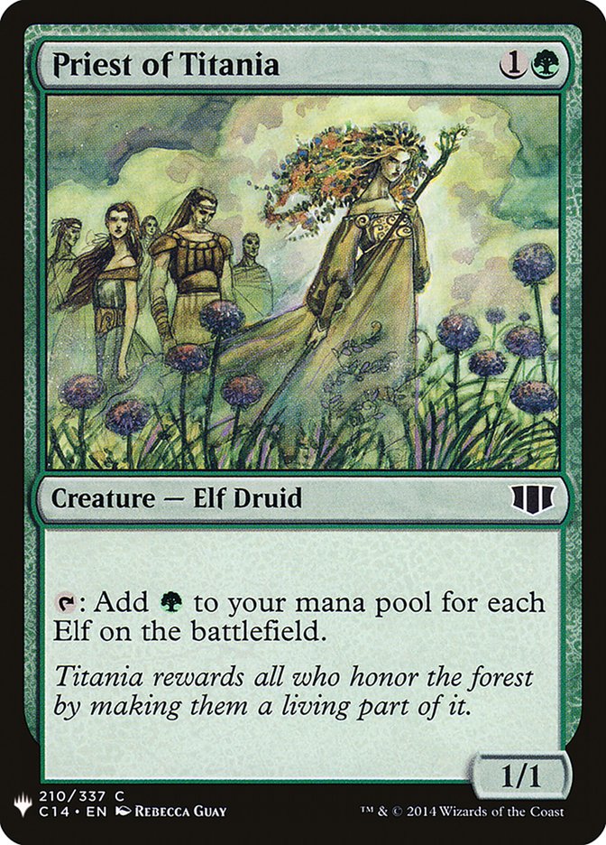 Priest of Titania [Mystery Booster] (MB1 1299)