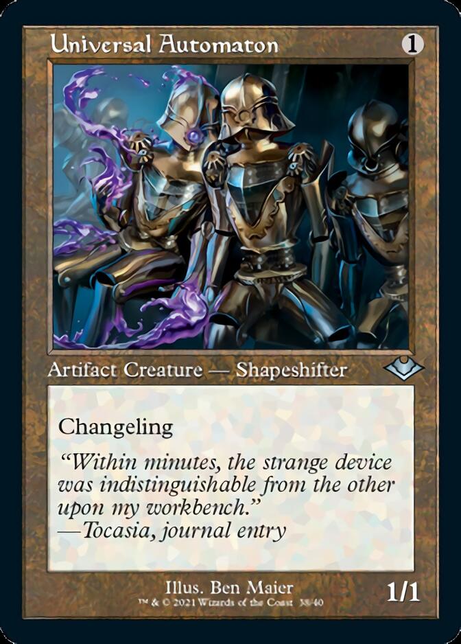Universal Automaton (Retro Etched Foil) [Modern Horizons 2] (H1R 38)