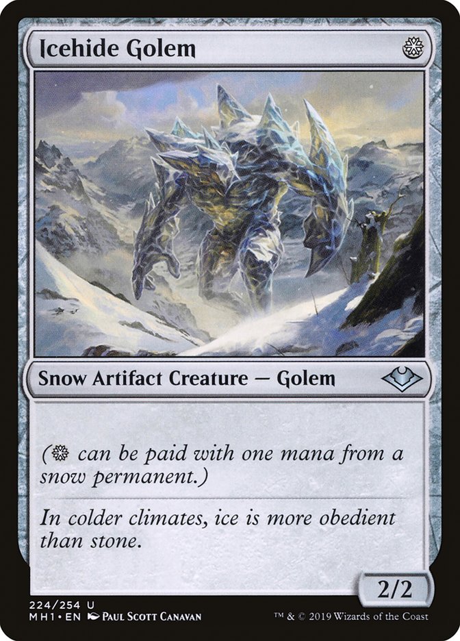 Icehide Golem [Modern Horizons] (MH1 224)